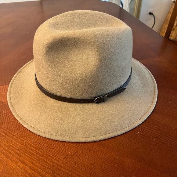 Italian Wool Fedora Tan - Picture 5 of 8